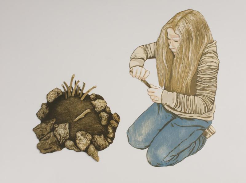 Building the Perfect Worm House: artwork by Rebecca Gilbert