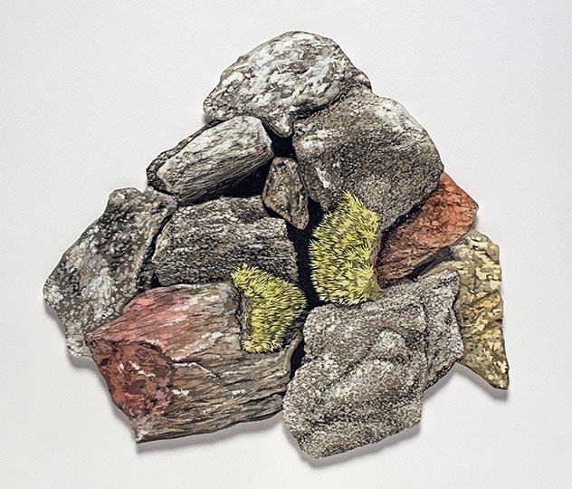 Rock Pile: artwork by Rebecca Gilbert