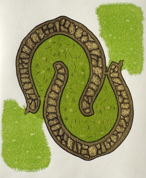 Grow: artwork by Rebecca Gilbert