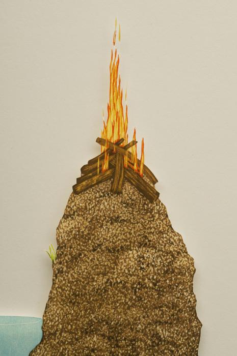 Happy Place (Weed, Dirt, Water, Fire), Detail, Rebecca Gilbert