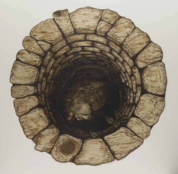 Into the Well: artwork by Rebecca Gilbert