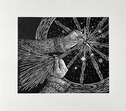 wood engraving, Rebecca Gilbert