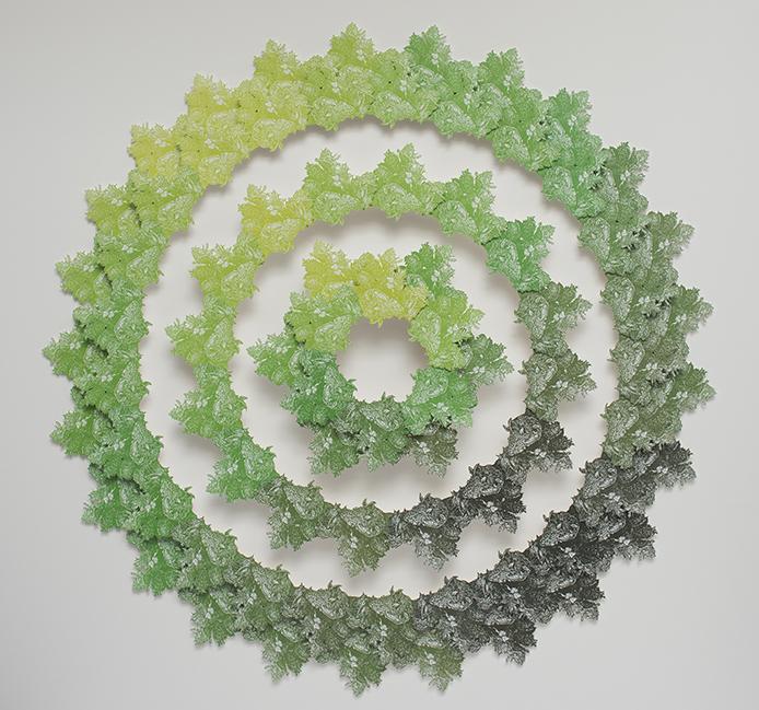 Tumbleweed, wood engraving, weed, shadowbox, works on paper, work on paper, printmaking, contemporary art, contemporary printmaking, Rebecca Gilbert, wreath