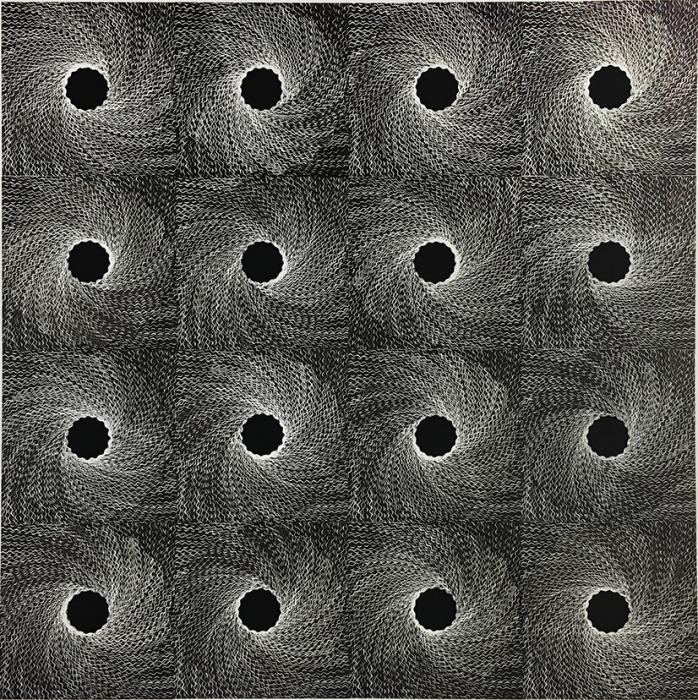 Vortex Woodcut Rebecca Gilbert