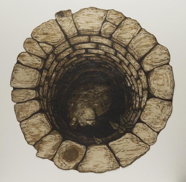 Into the Well: artwork by Rebecca Gilbert