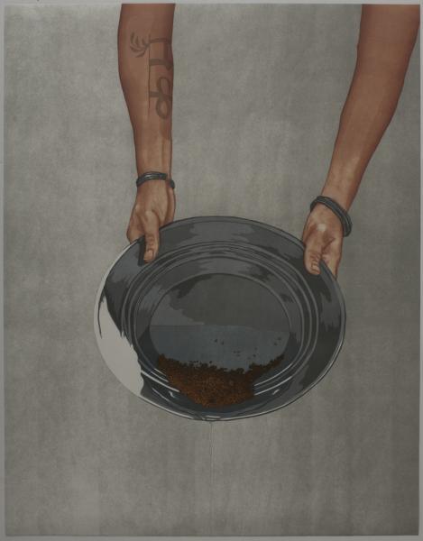 Panning: artwork by Rebecca Gilbert