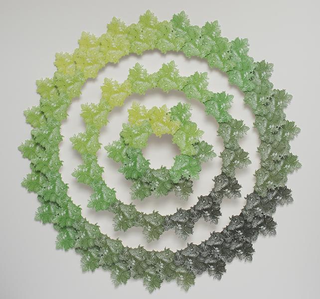 Tumbleweed, wood engraving, weed, shadowbox, works on paper, work on paper, printmaking, contemporary art, contemporary printmaking, Rebecca Gilbert, wreath